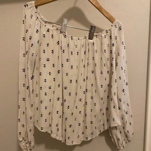 Billabong off-the-shoulder top, size M